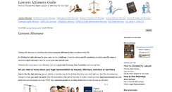 Desktop Screenshot of lawyers-attorneys-guide.com